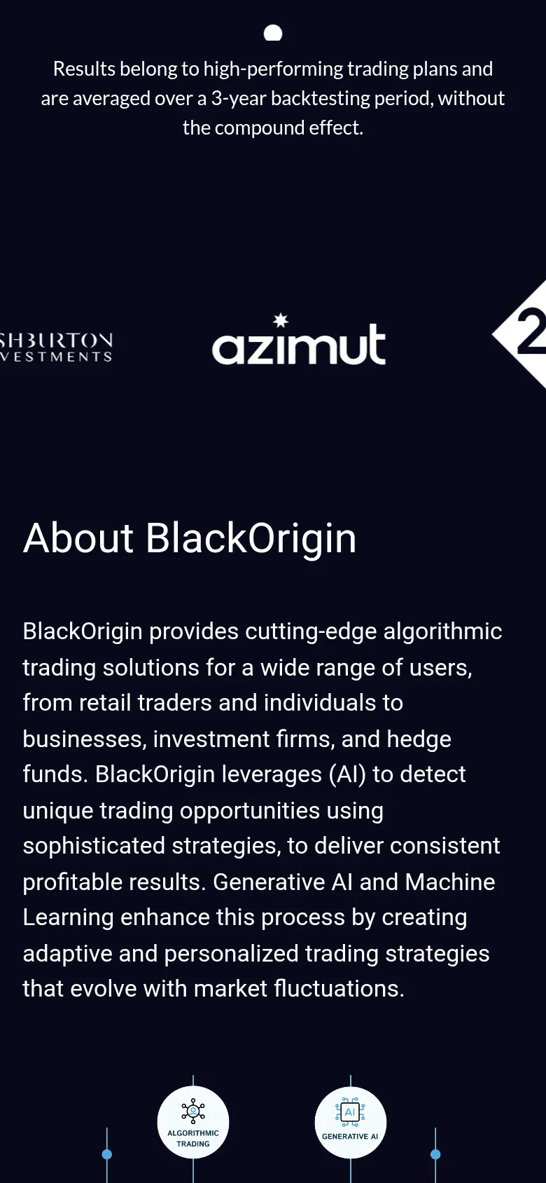 BlackOrigin mobile screen 2
