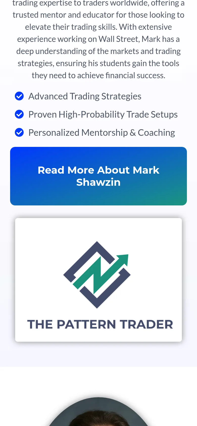 The Pattern Trader mobile screen 2